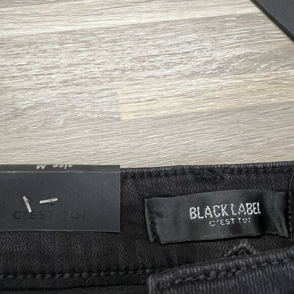 Black Label C’est Toi Girls Destroyed Shorts NWT Size S - A107/108 - Picture 6 of 8